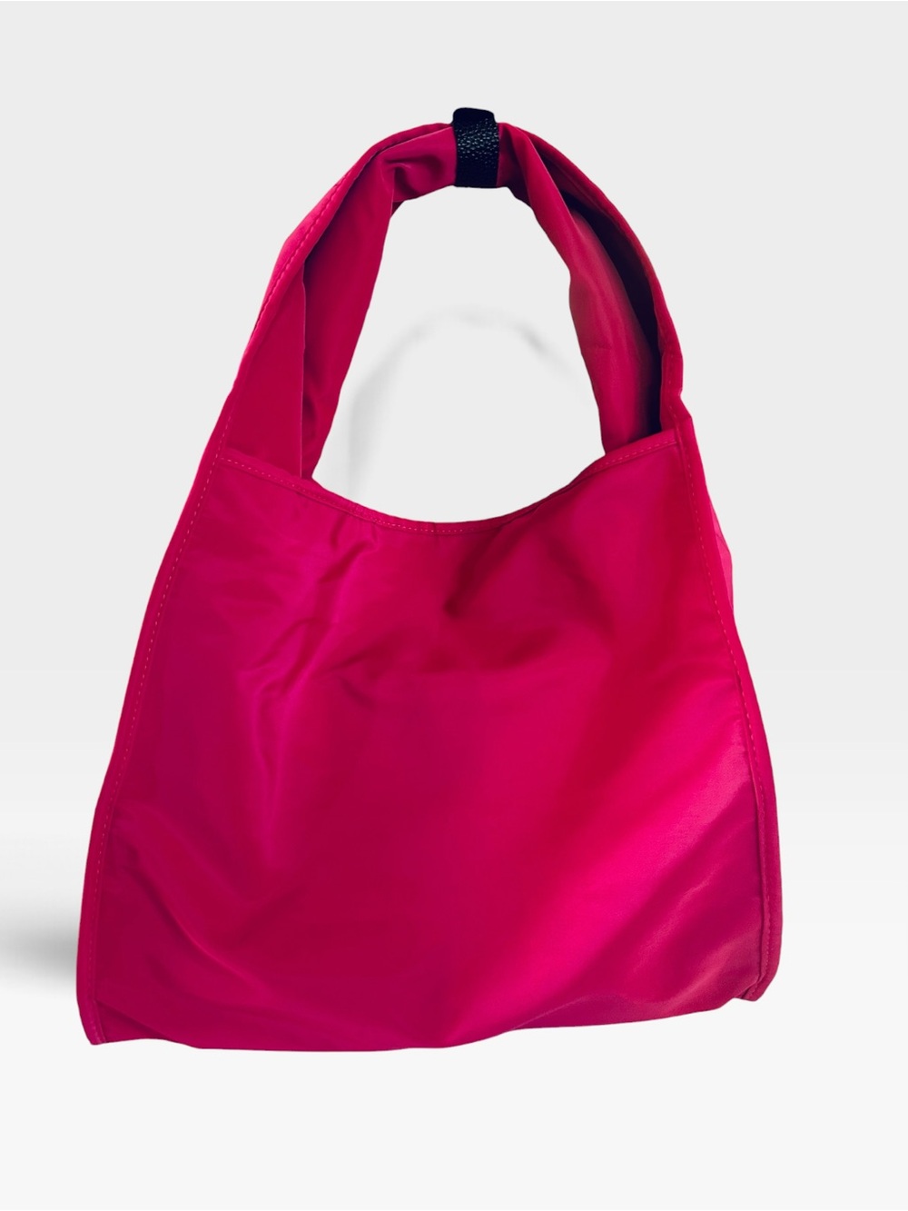 BOBO Fuchsia Pink Hobo Shoulder Bag with Removable Strap